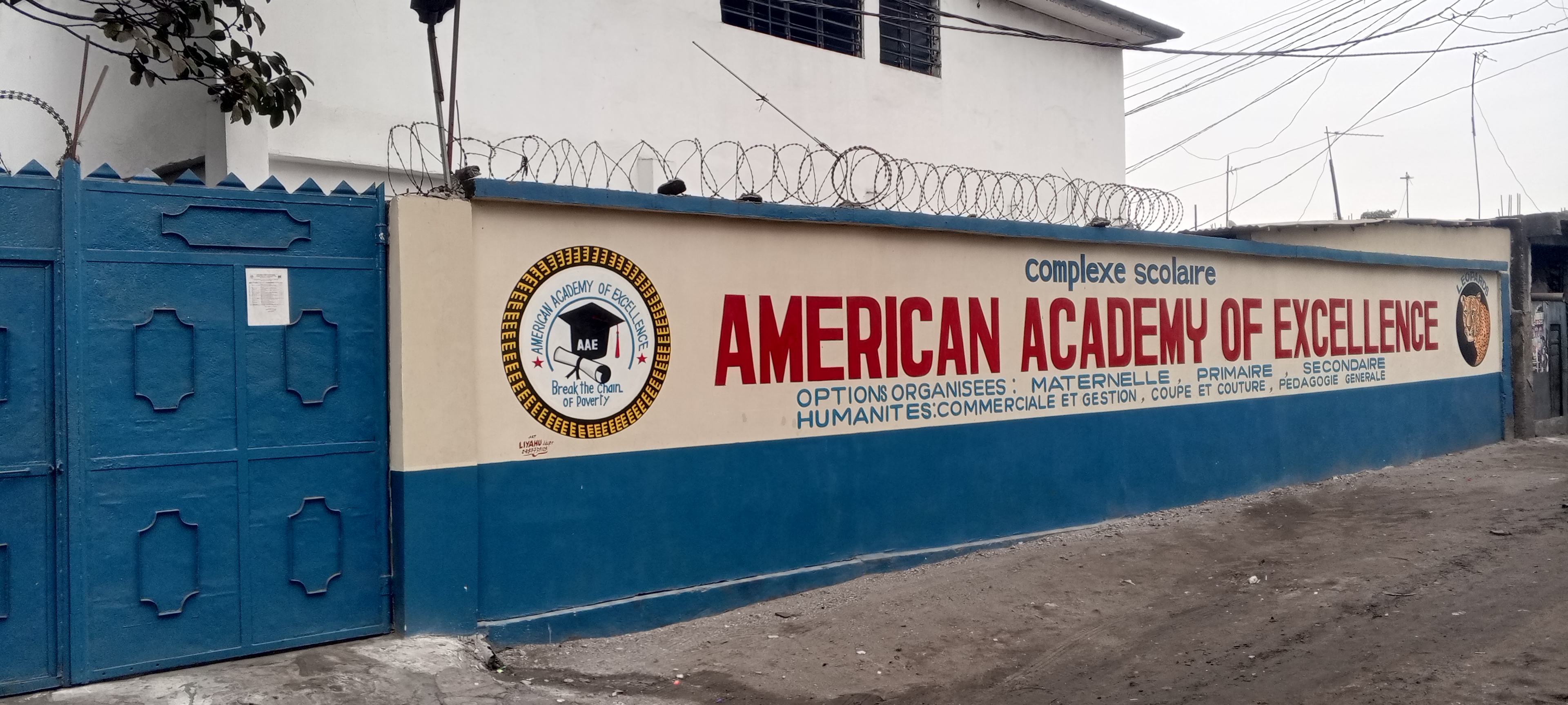 AAE1 Kiala school building in Kinshasa