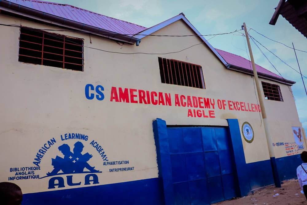 AAE2 Mbanza school building in Kinshasa