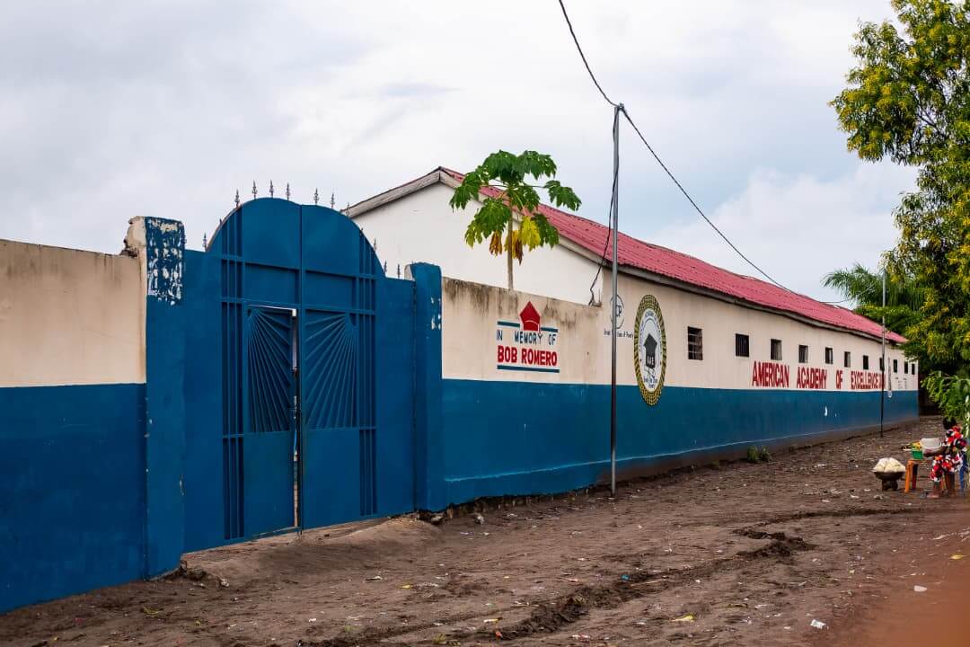 AAE5 Kinkole school building in Kinshasa