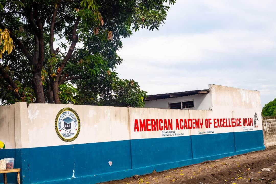 AAE6 Kinkole school building in Kinshasa